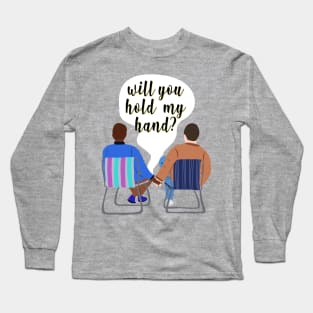 Eric and Adam Holding Hands Long Sleeve T-Shirt